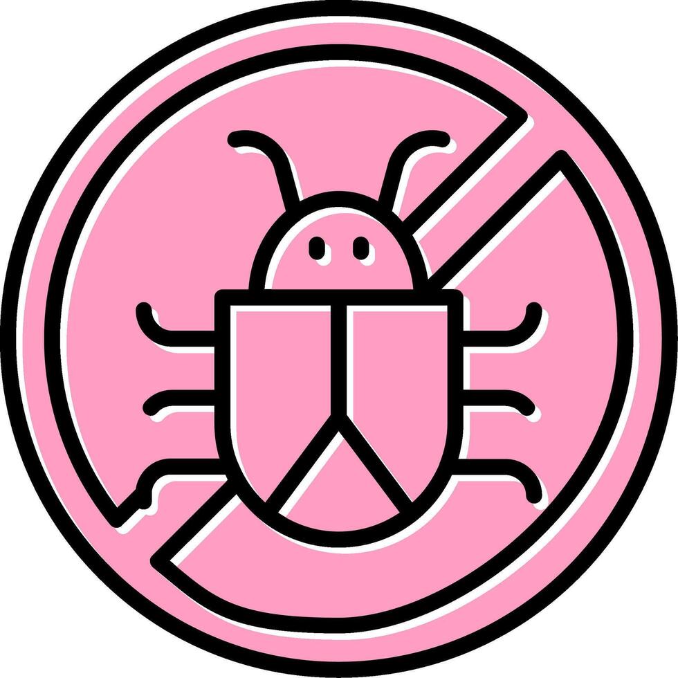 ícone de vetor de bug