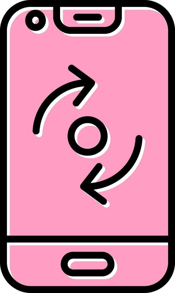 ícone do vetor de sincronização