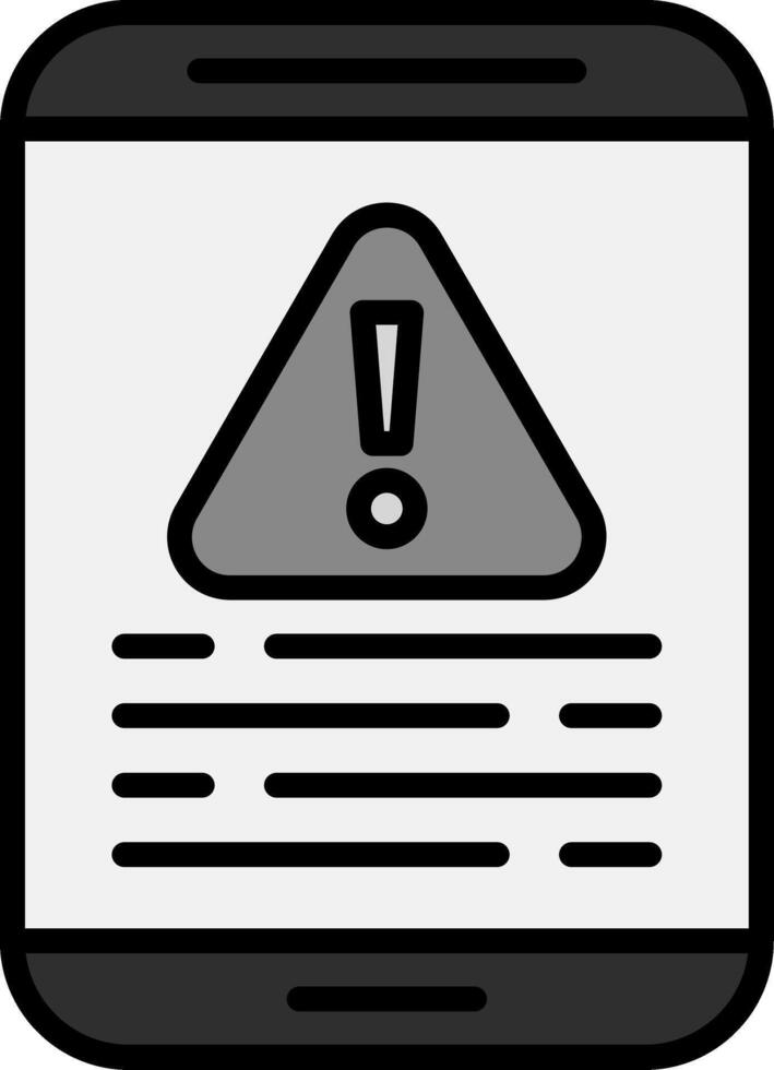 ícone de vetor de notificação
