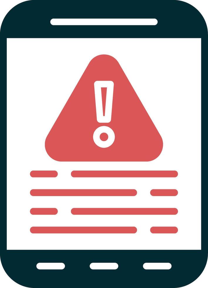 ícone de vetor de notificação