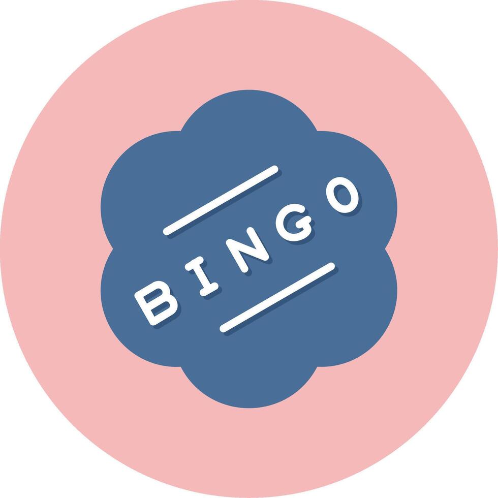 ícone de vetor de bingo