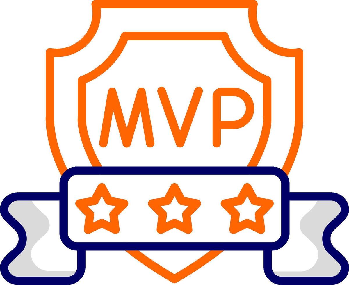 ícone do vetor mvp