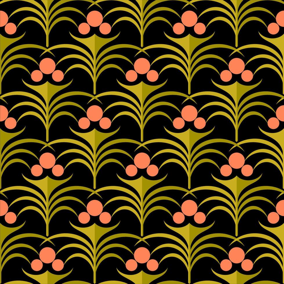 desatado têxtil tecido flor damasco padronizar papel de parede fundo vetor