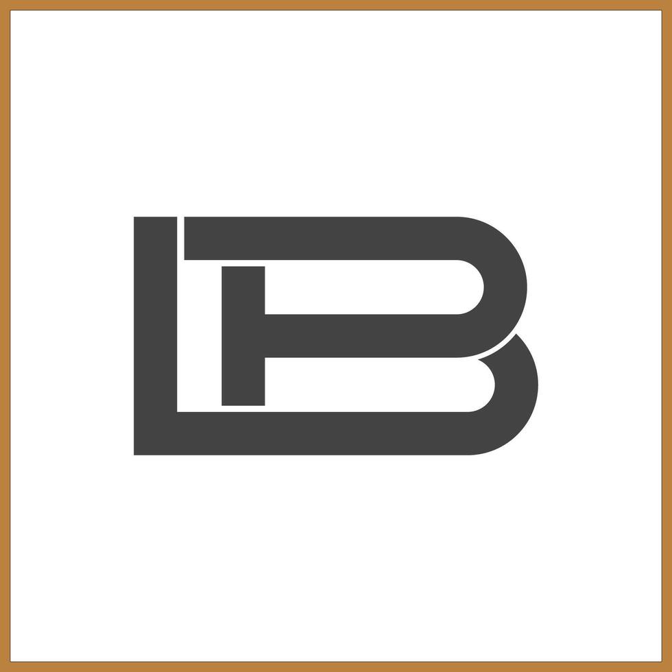 alfabeto iniciais logotipo bl, Libra, b e eu vetor