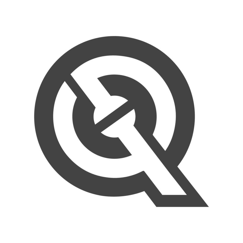 qh, sede, q e h abstrato inicial monograma carta alfabeto logotipo Projeto vetor