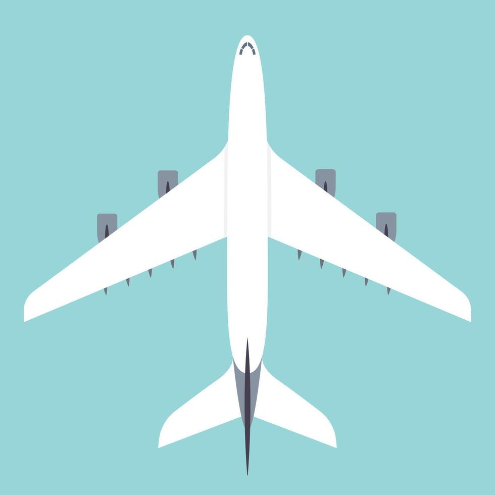 passageiro avião isolado vetor ilustração gráfico