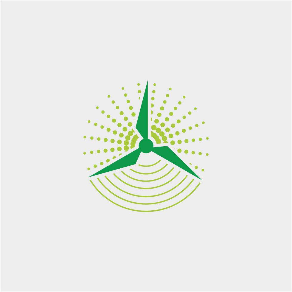 modelo de design de logotipo de energia verde vetor