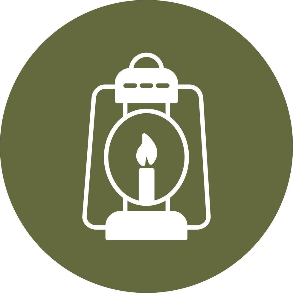 ícone de vetor de lâmpada de óleo