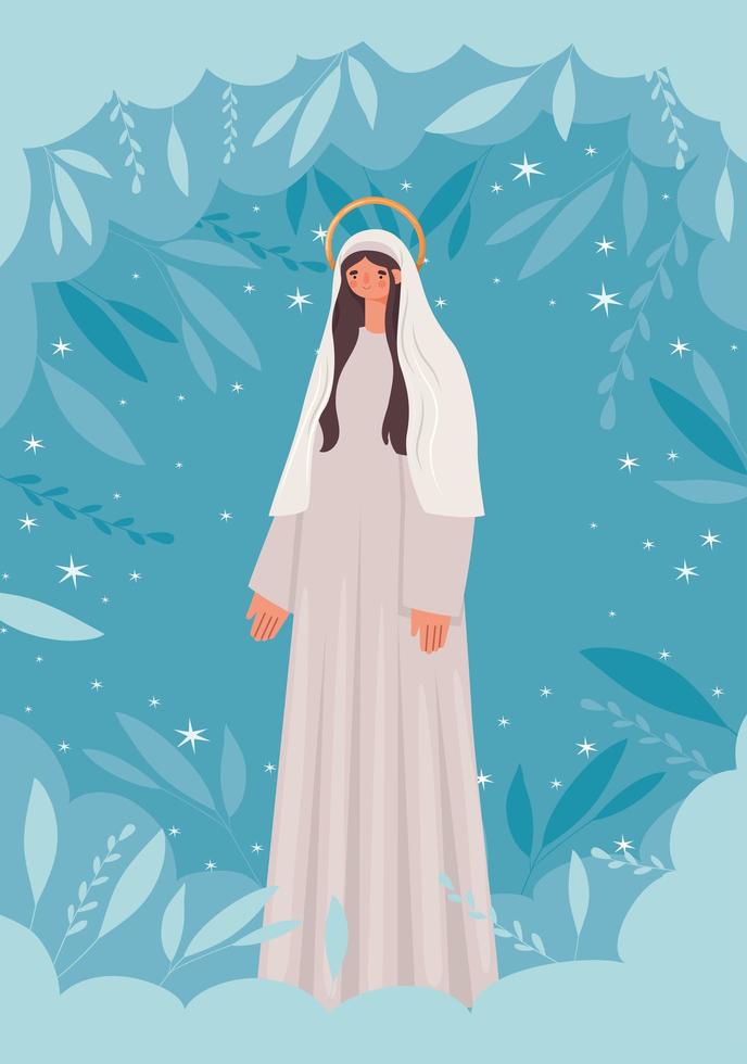 ilustração de santa maria vetor