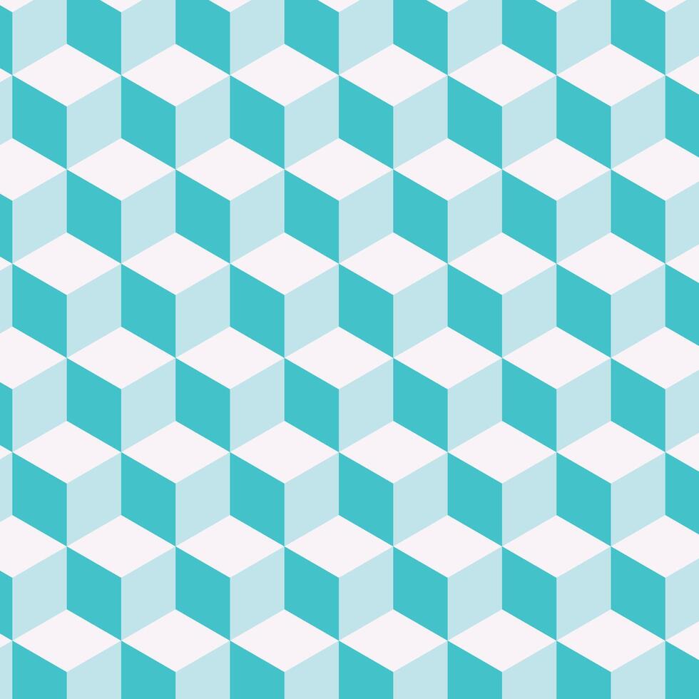 geométrico desatado padrões. abstrato geométrico hexagonal gráfico Projeto impressão 3d cubos padronizar. desatado geométrico cubos padronizar. vetor