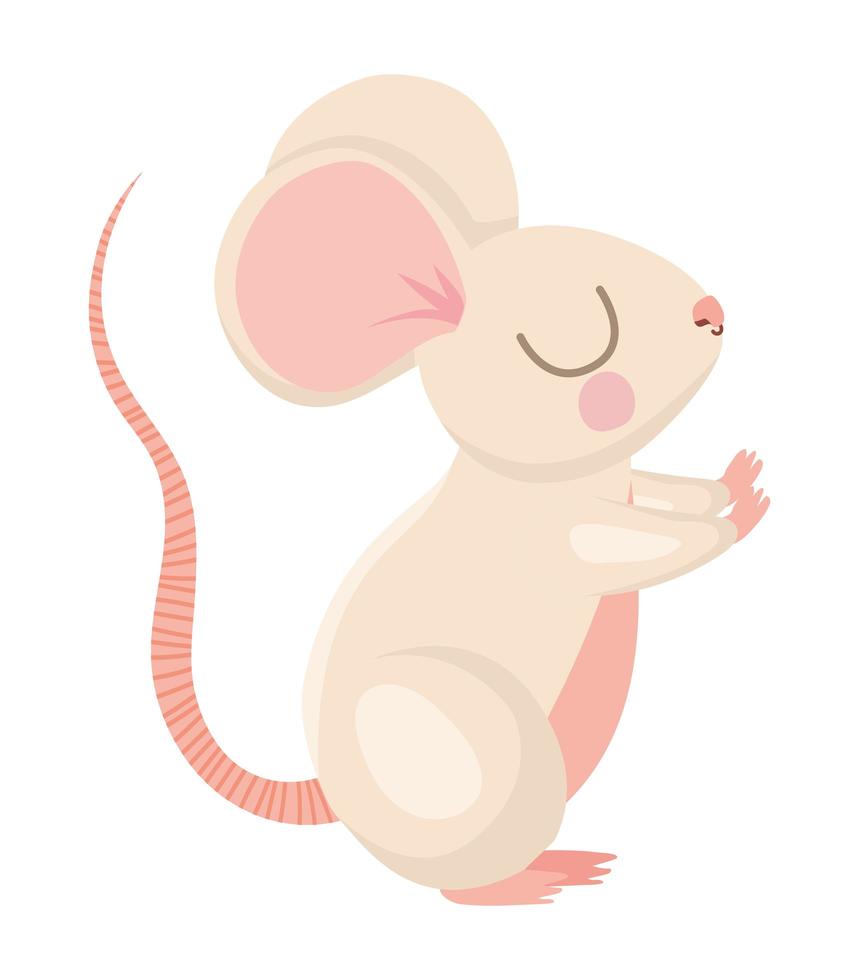 representação de ratos bonitos vetor