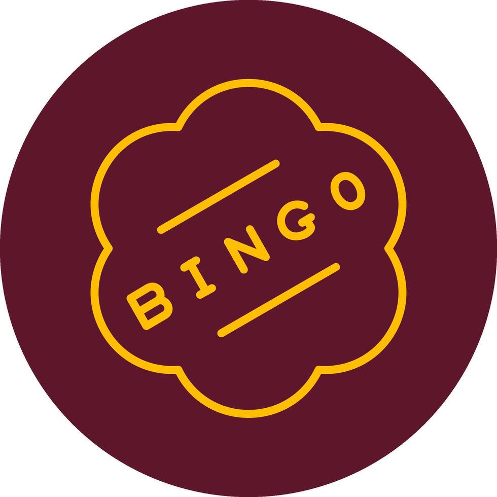 ícone de vetor de bingo