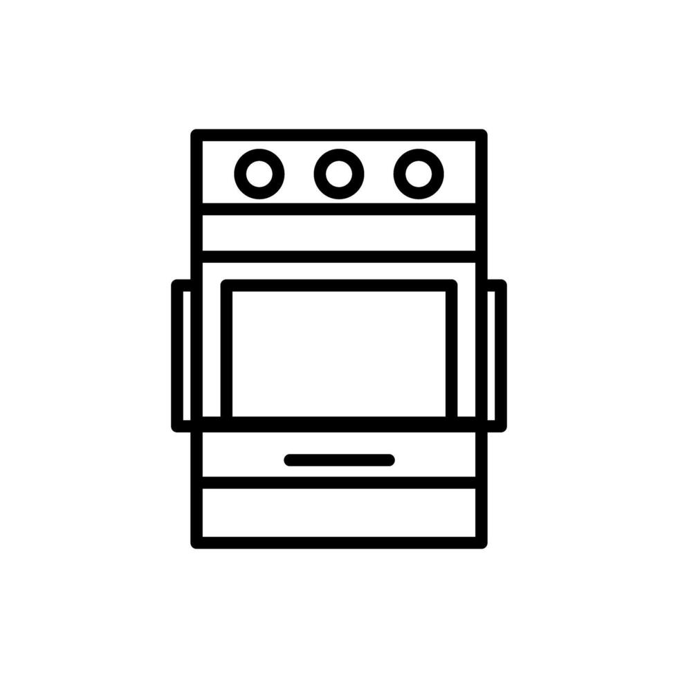 cozinha acessórios vetor linha ícone