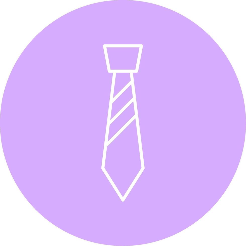 gravata linha multicírculo ícone vetor