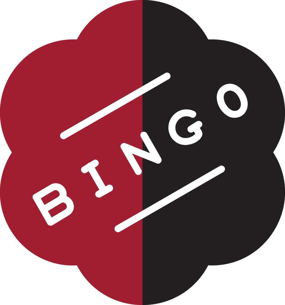 ícone de vetor de bingo