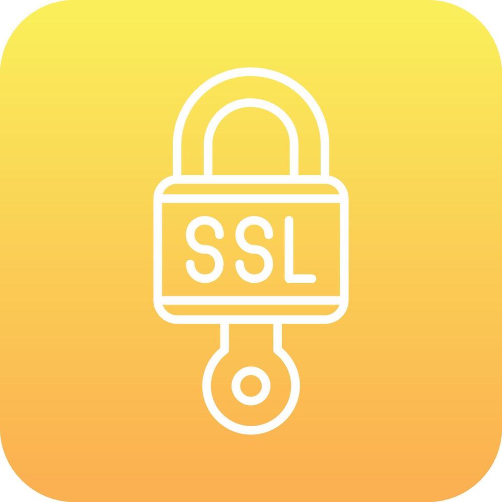 ícone de vetor ssl