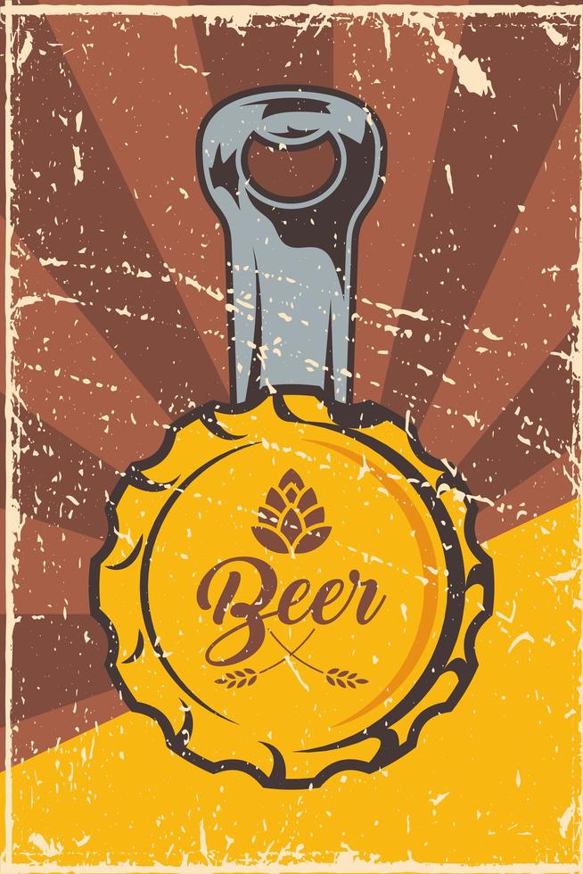 cartão do festival de cerveja vetor