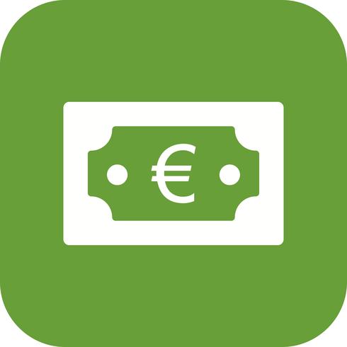 Ícone do vetor de euro