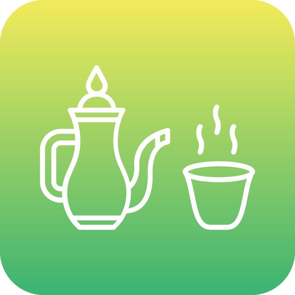 árabe café vetor ícone