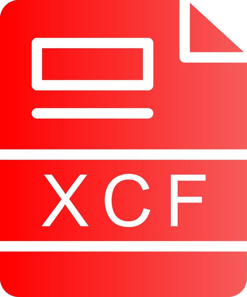 xcf criativo ícone Projeto vetor