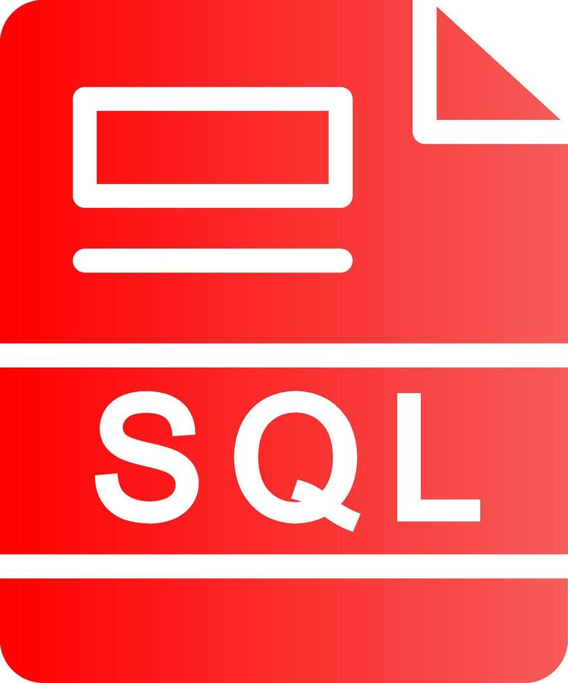 sql criativo ícone Projeto vetor