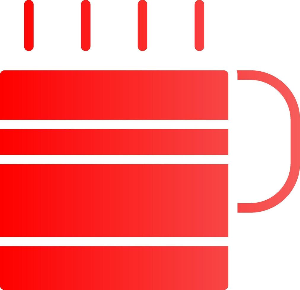 design de ícone criativo de bebida quente vetor