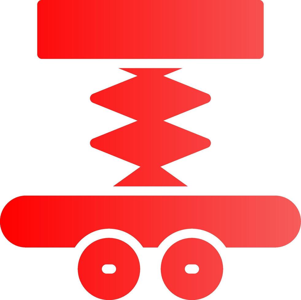 design de ícone criativo do elevador de carro vetor