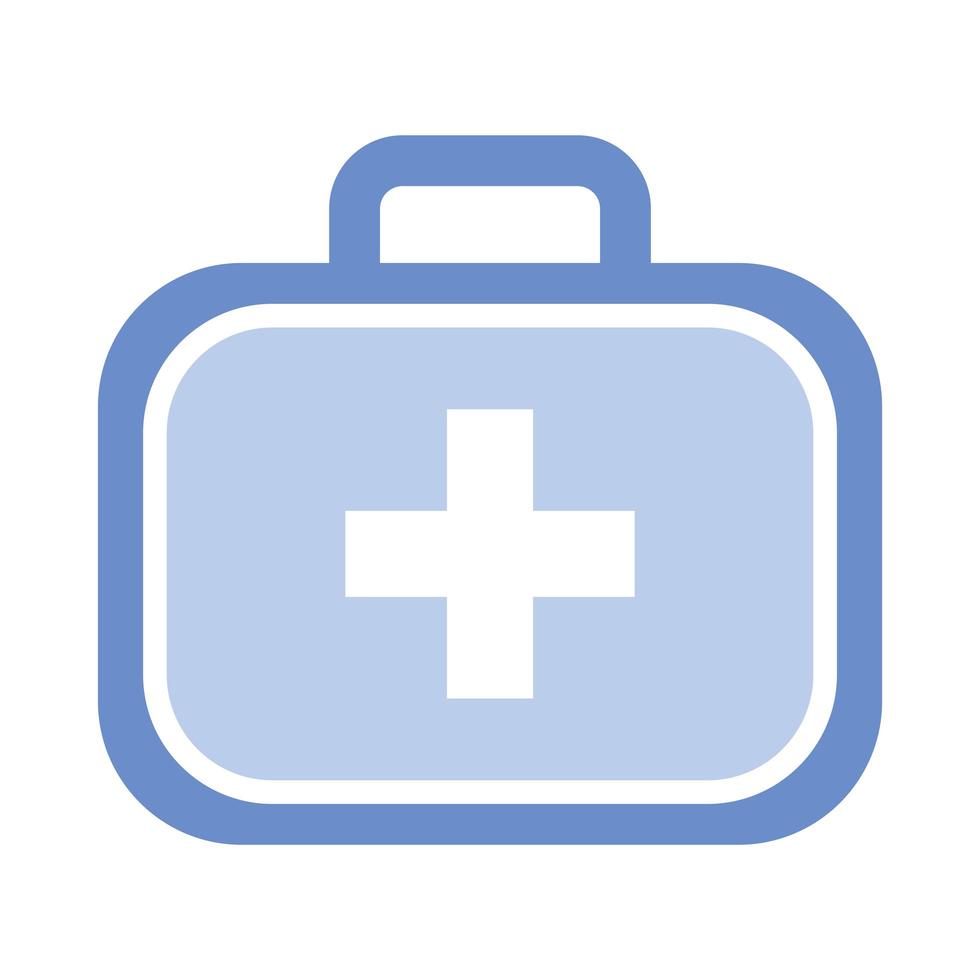 ícone do kit médico vetor