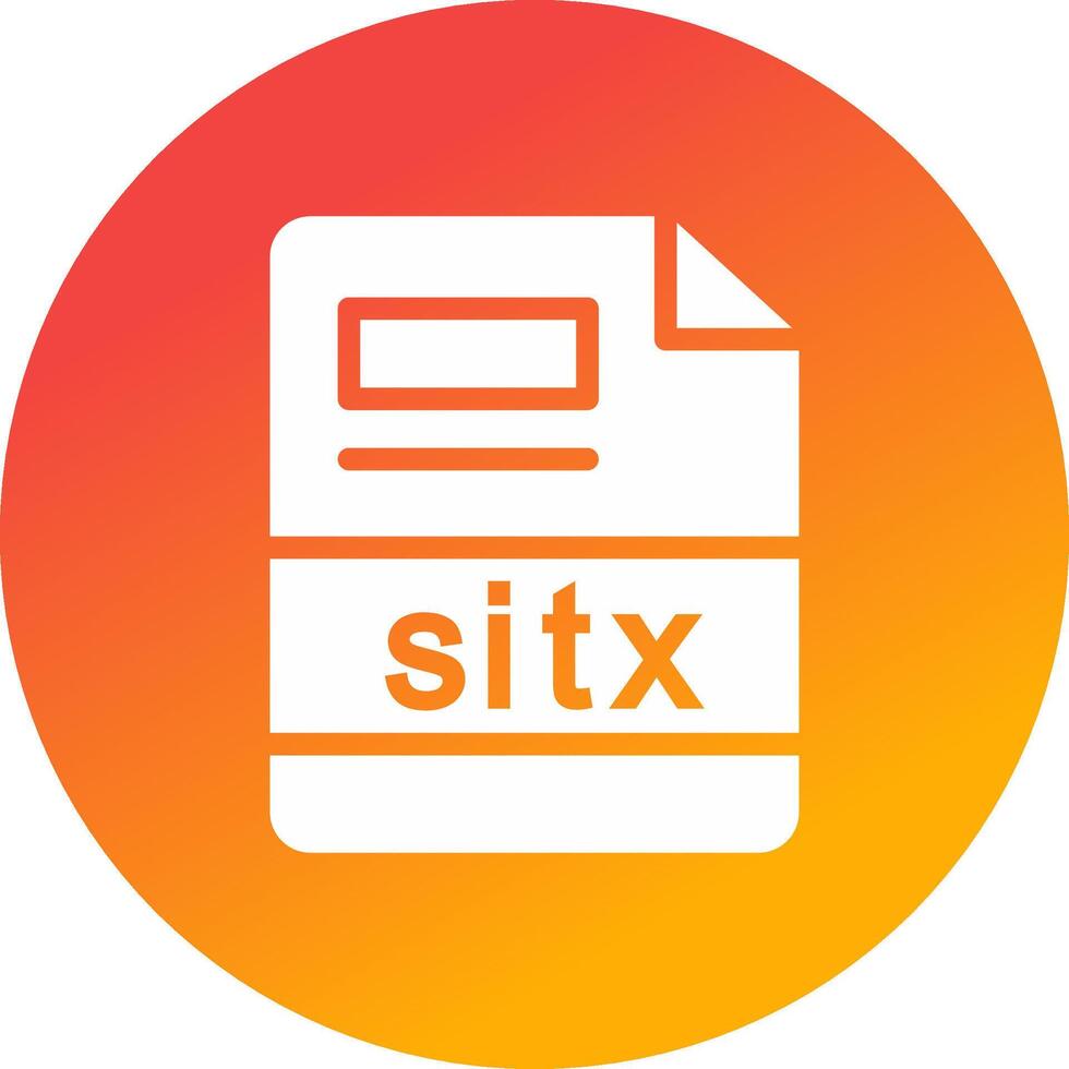 sitx criativo ícone Projeto vetor