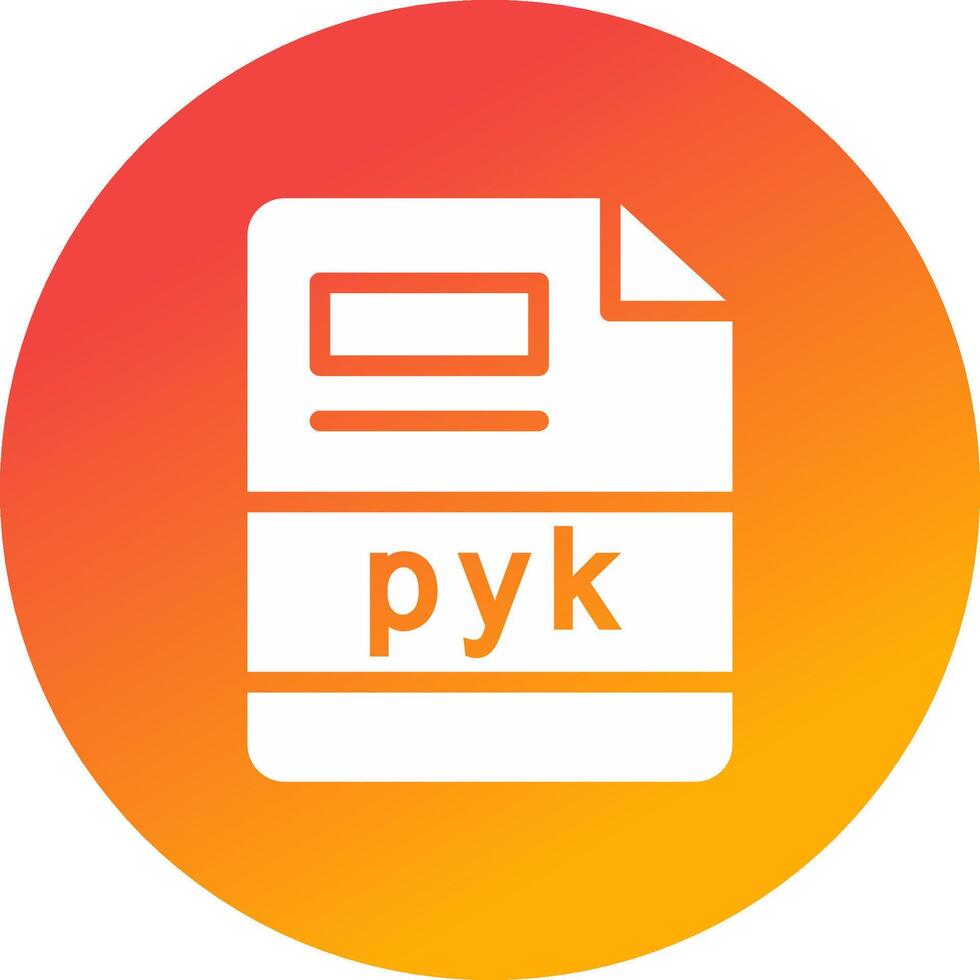 pyk criativo ícone Projeto vetor