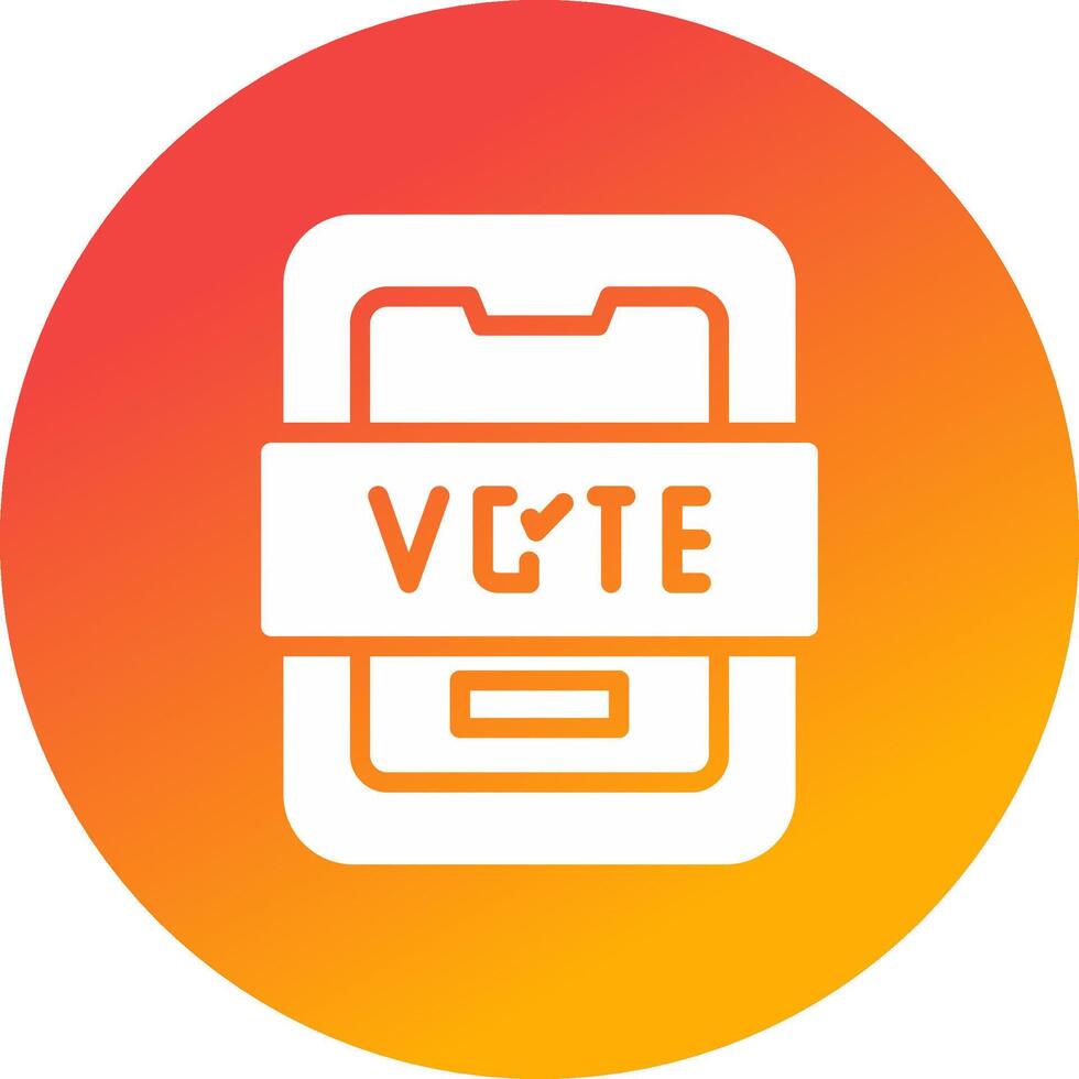 votar design de ícone criativo vetor