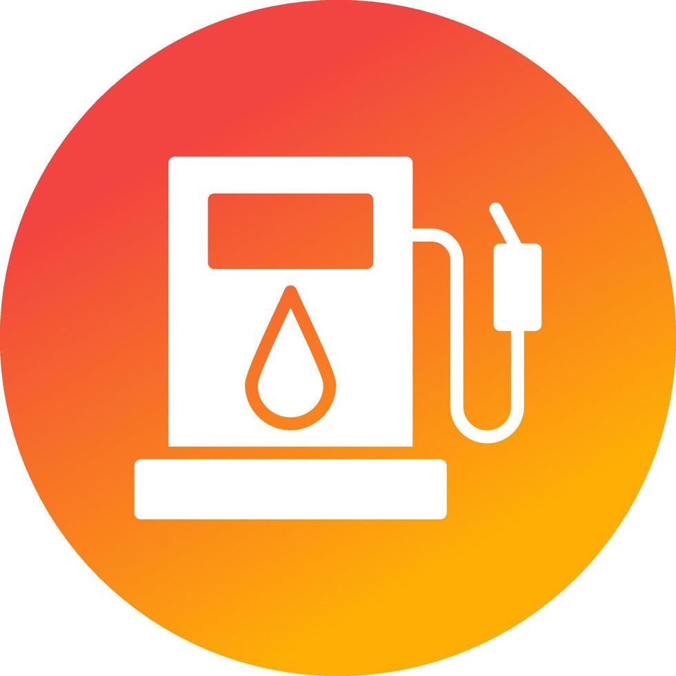 design de ícone criativo de gasolina vetor