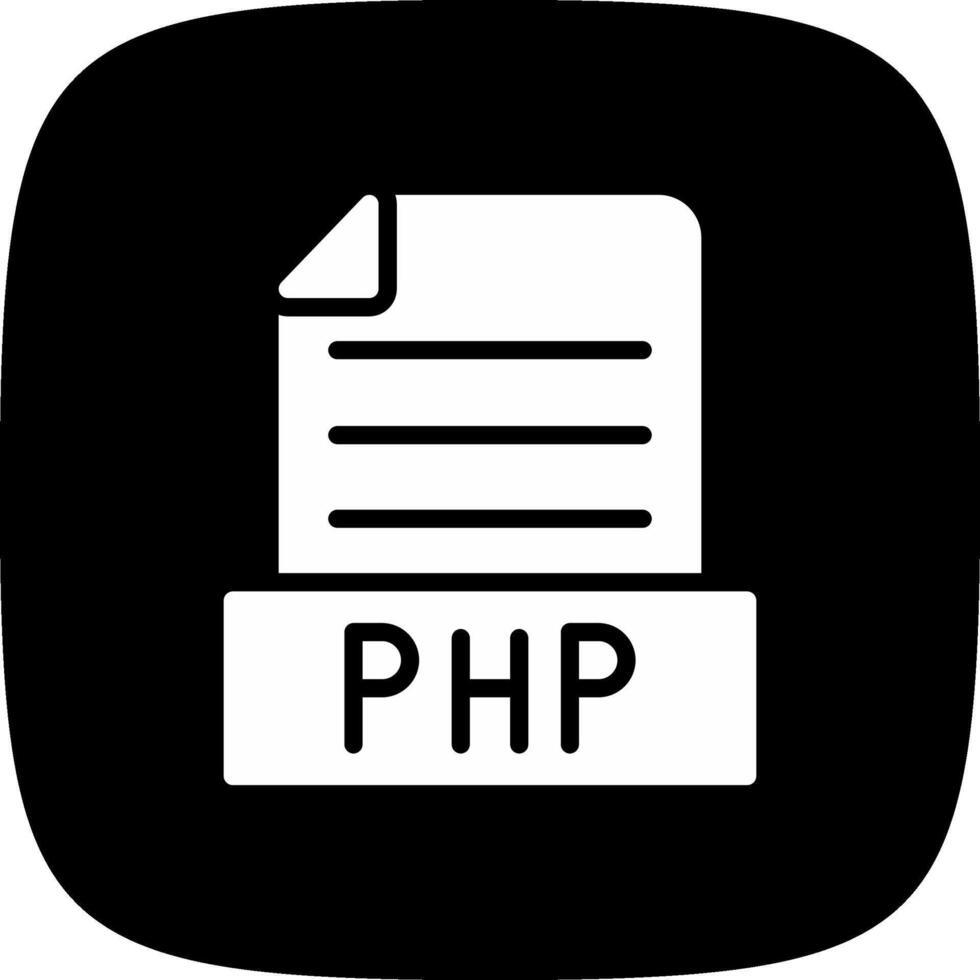 php criativo ícone Projeto vetor