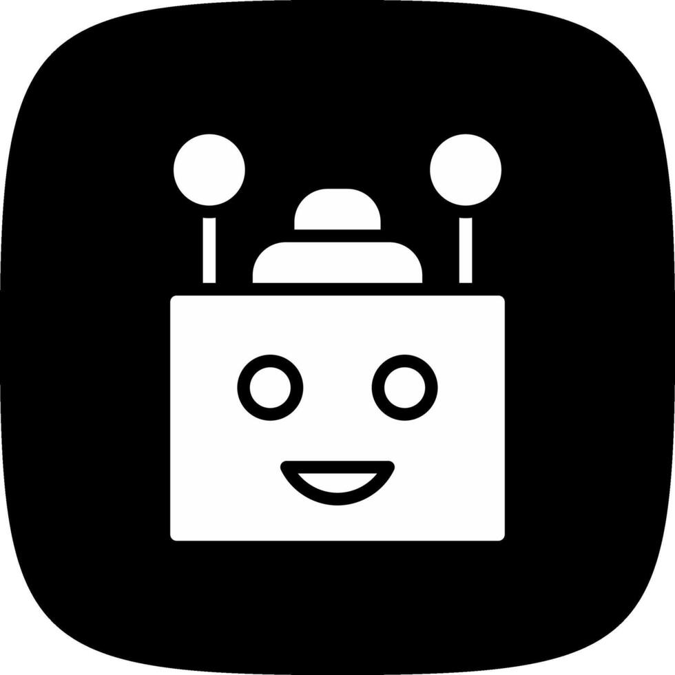 design de ícone criativo de chatbot vetor