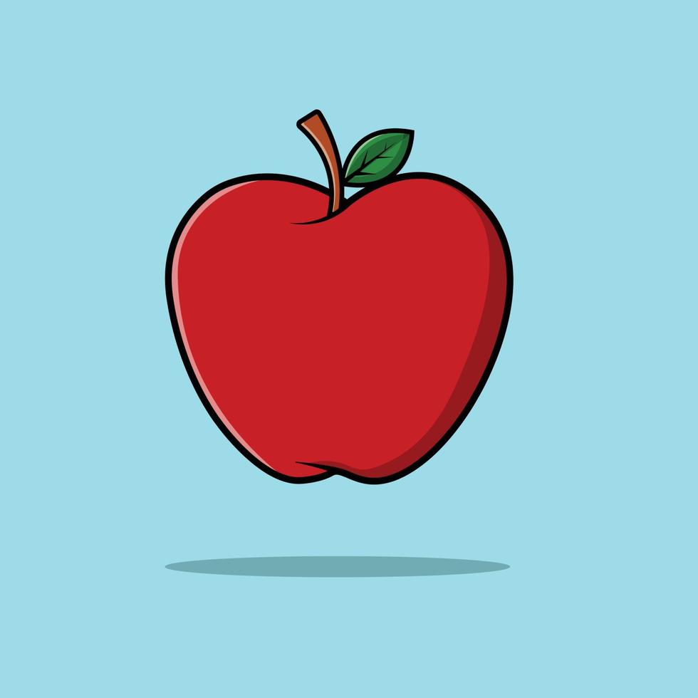 ilustração de fruta maçã vetor