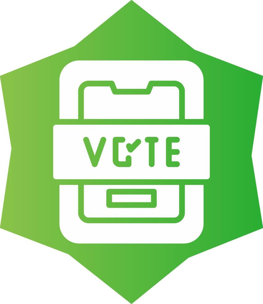 votar design de ícone criativo vetor