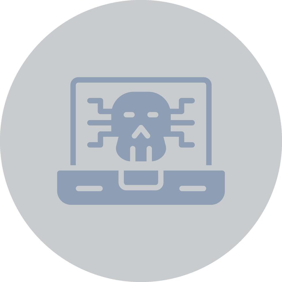 design de ícone criativo de malware vetor