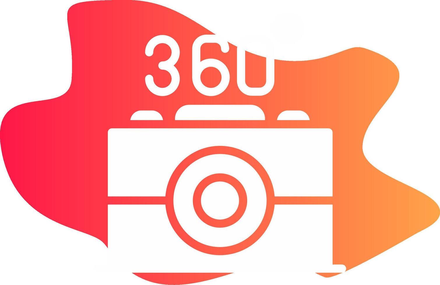 360 Câmera criativo ícone Projeto vetor
