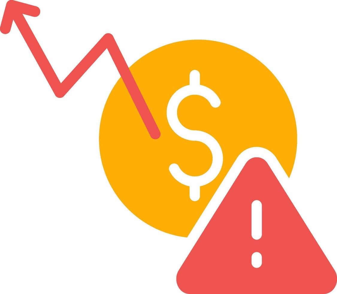 macroeconômico risco criativo ícone Projeto vetor