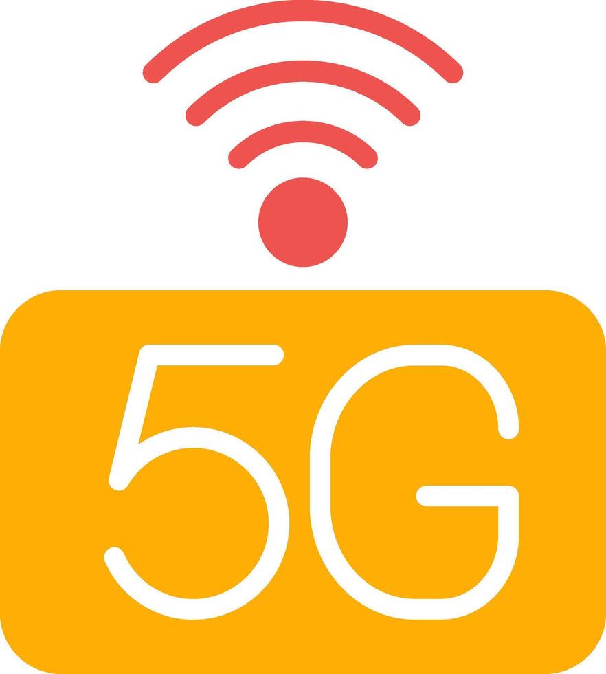 5g rede criativo ícone Projeto vetor