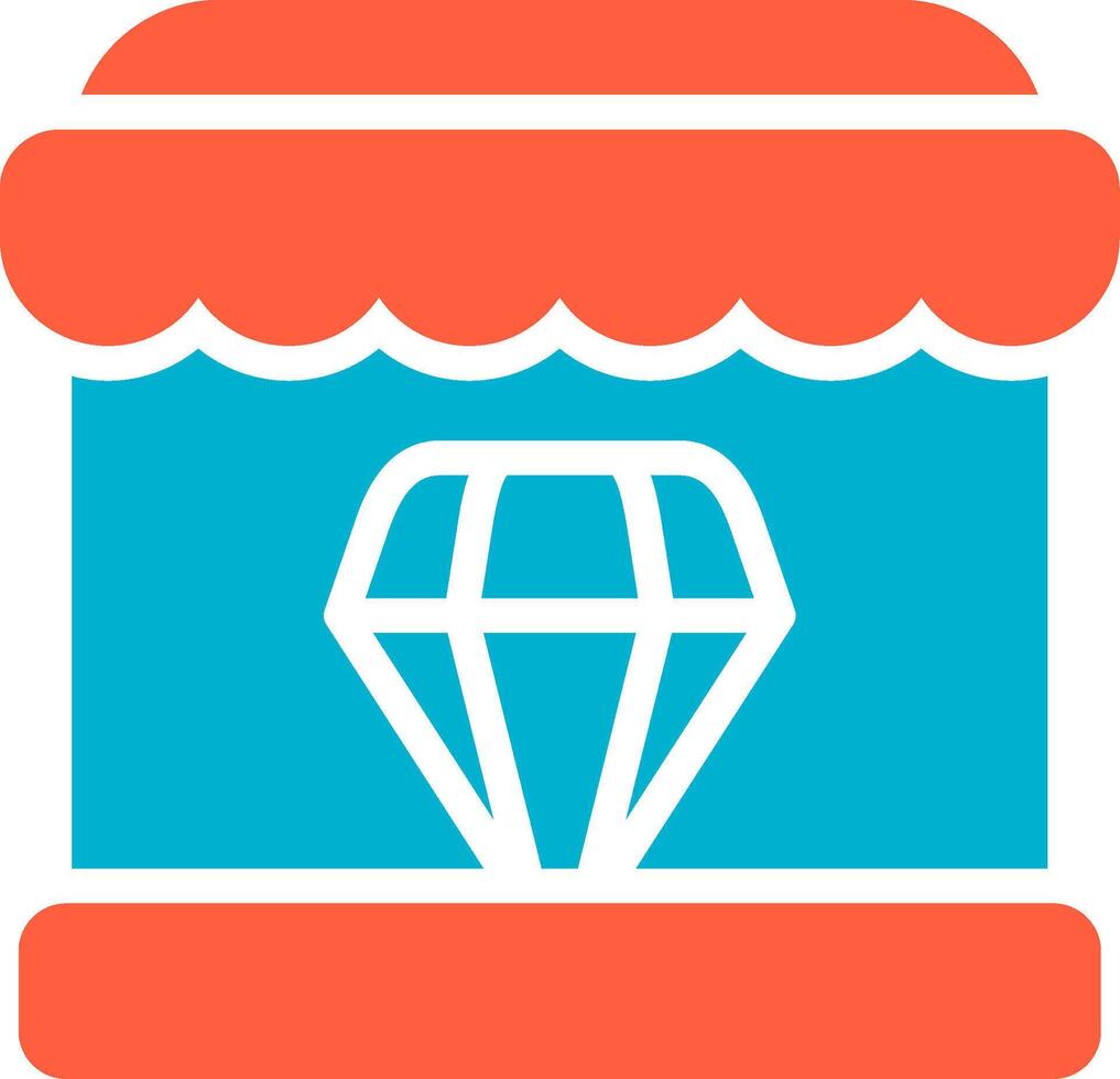 diamante fazer compras criativo ícone Projeto vetor