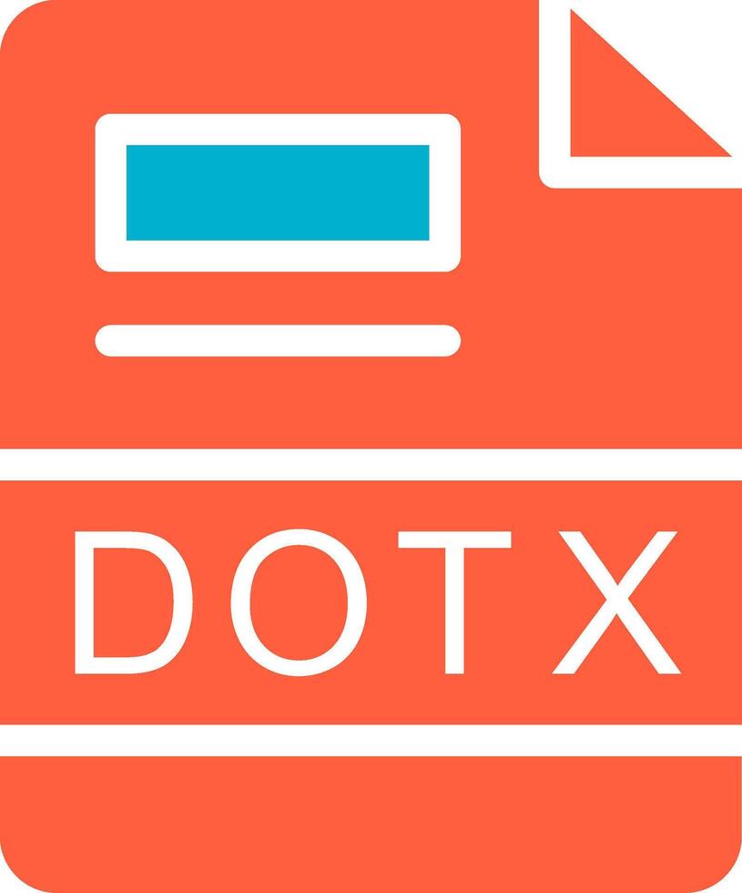 dotx criativo ícone Projeto vetor