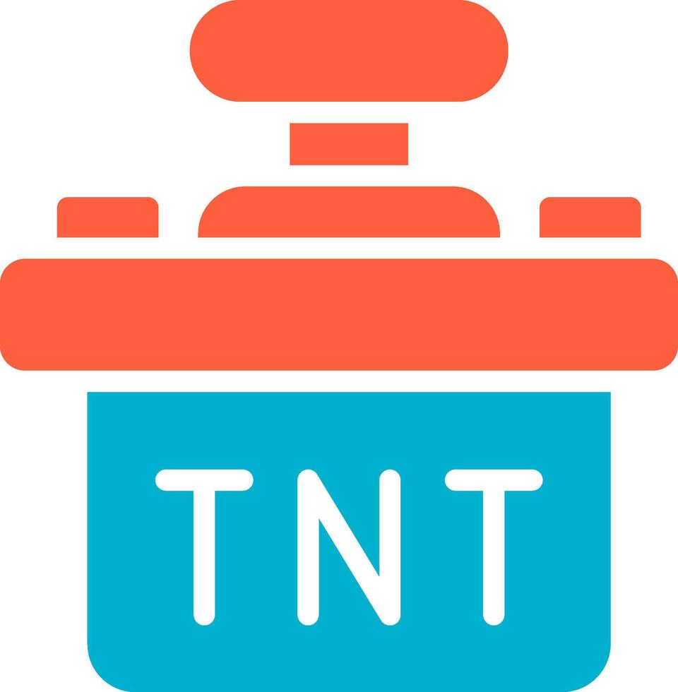 design de ícone criativo tnt vetor