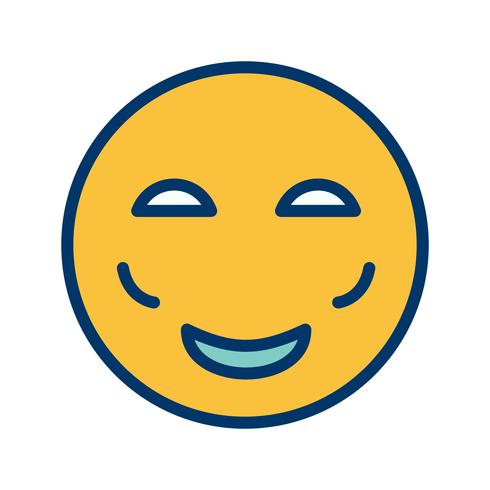 blush emoji vector icon