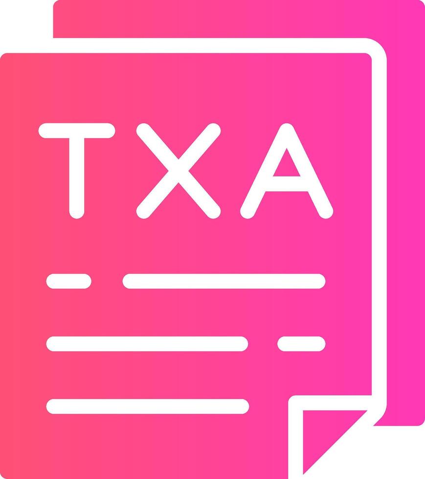 design de ícone criativo de impostos vetor
