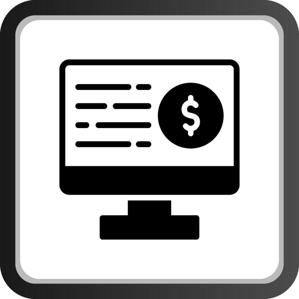 design de ícone criativo de transferência online vetor