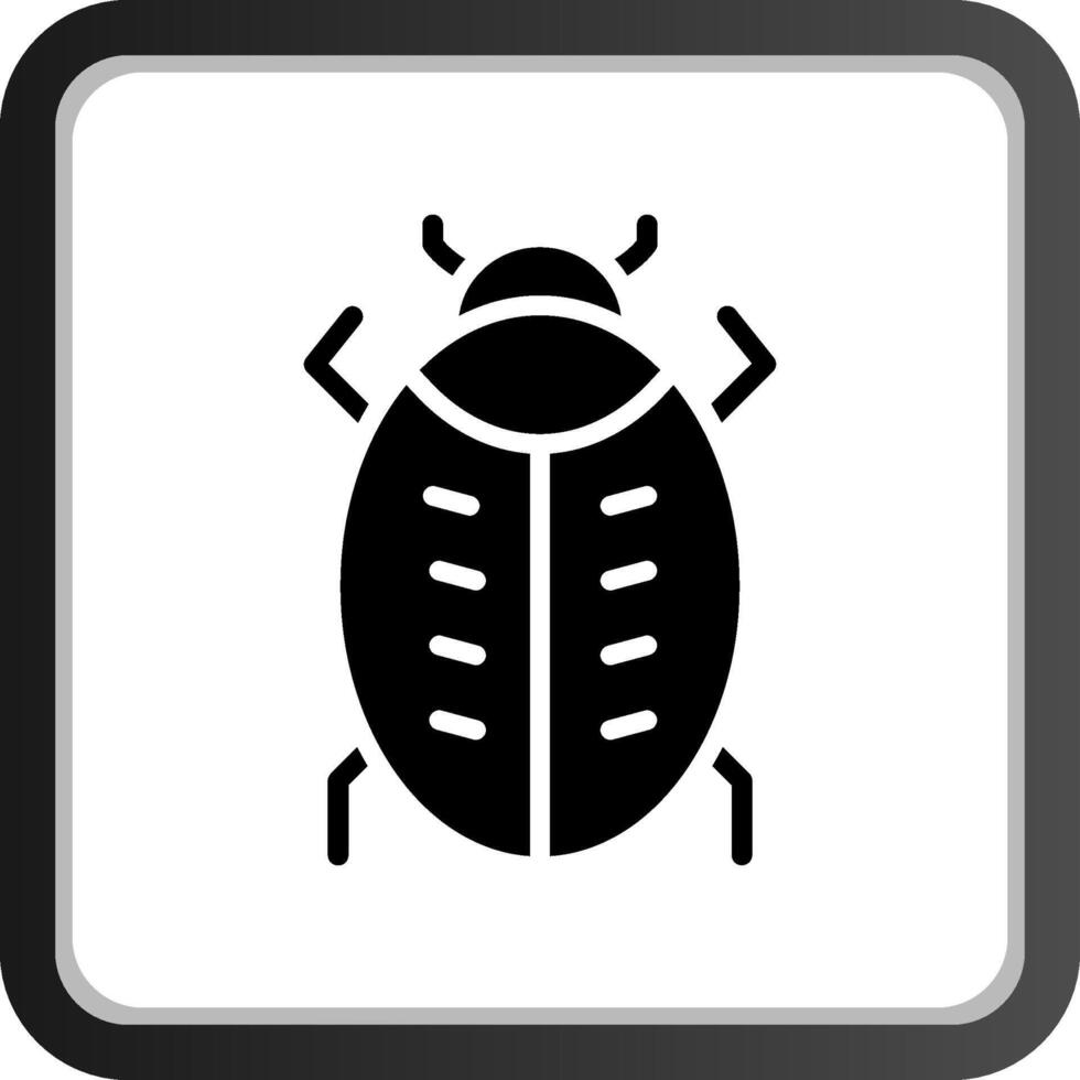 design de ícone criativo de bug vetor