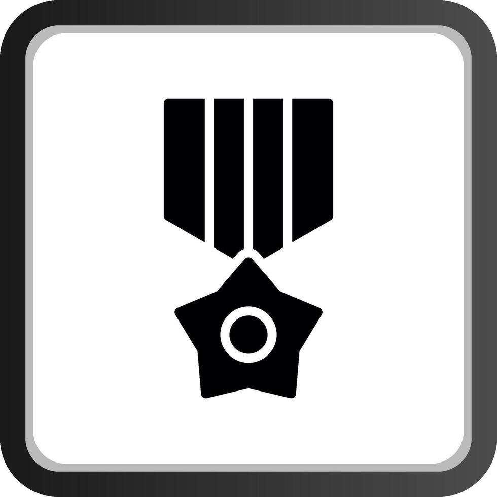 design de ícone criativo de medalha vetor