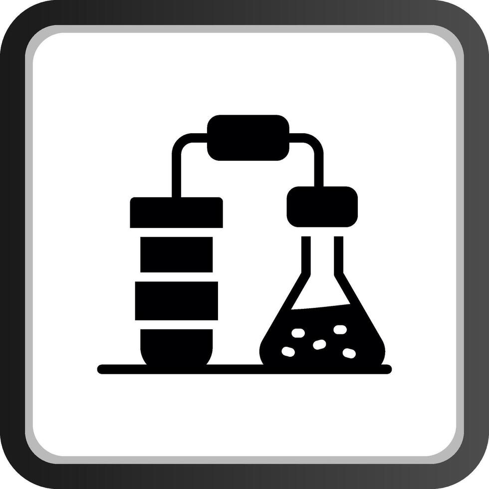 design de ícone criativo de química vetor