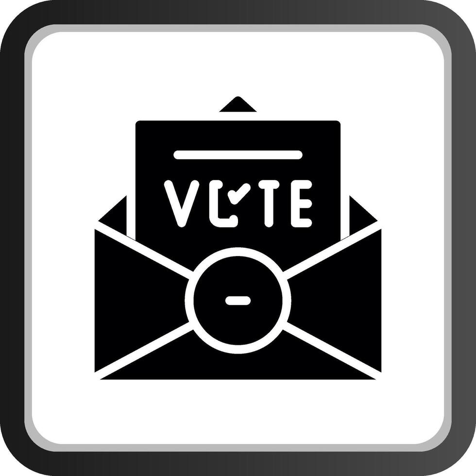 votar design de ícone criativo vetor